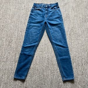 American Eagle mom jeans, size 00, regular length.